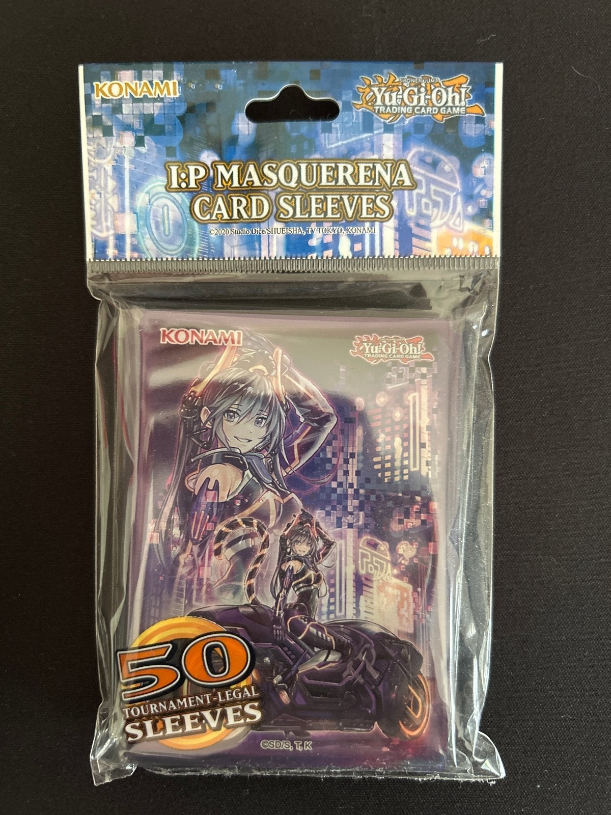 Yu-Gi-Oh! I:P Masquerena Card Sleeves (50 stuks), Ophalen of Verzenden, Nieuw, Sleeves of Kaarthoesjes
