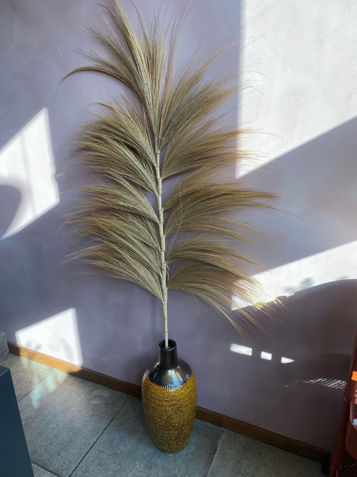 Decoratieve pluim - Natuurlijke uitstraling, Ophalen, Beige, Boho, Zo goed als nieuw