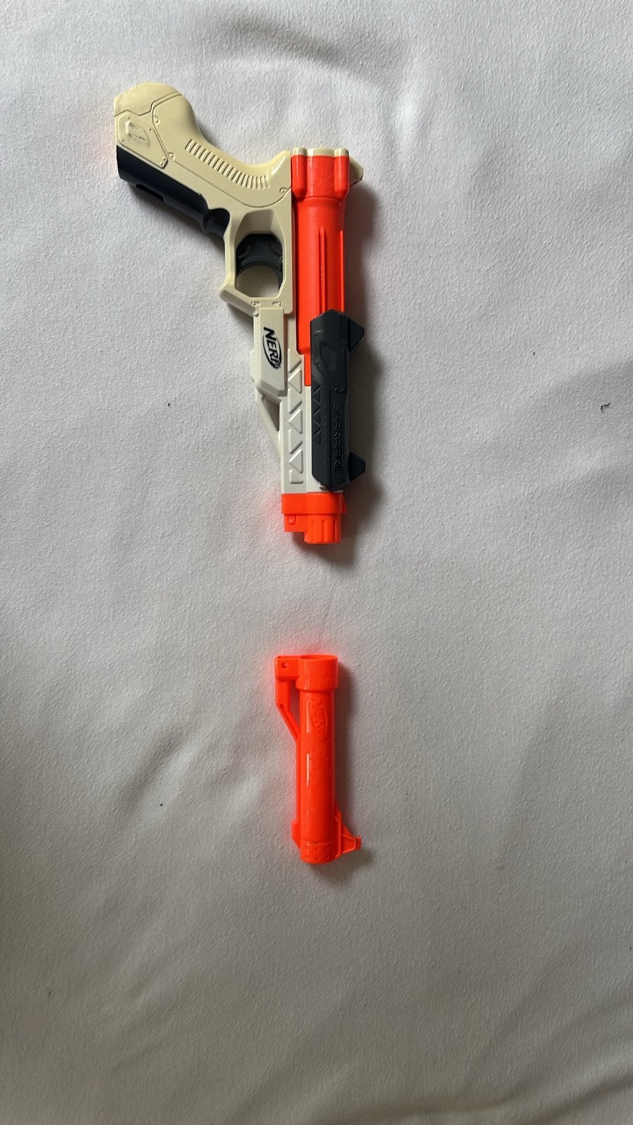 Nerf Sharpfire Blaster - Schiet Hard!, Ophalen of Verzenden, Gebruikt, Jongen of Meisje