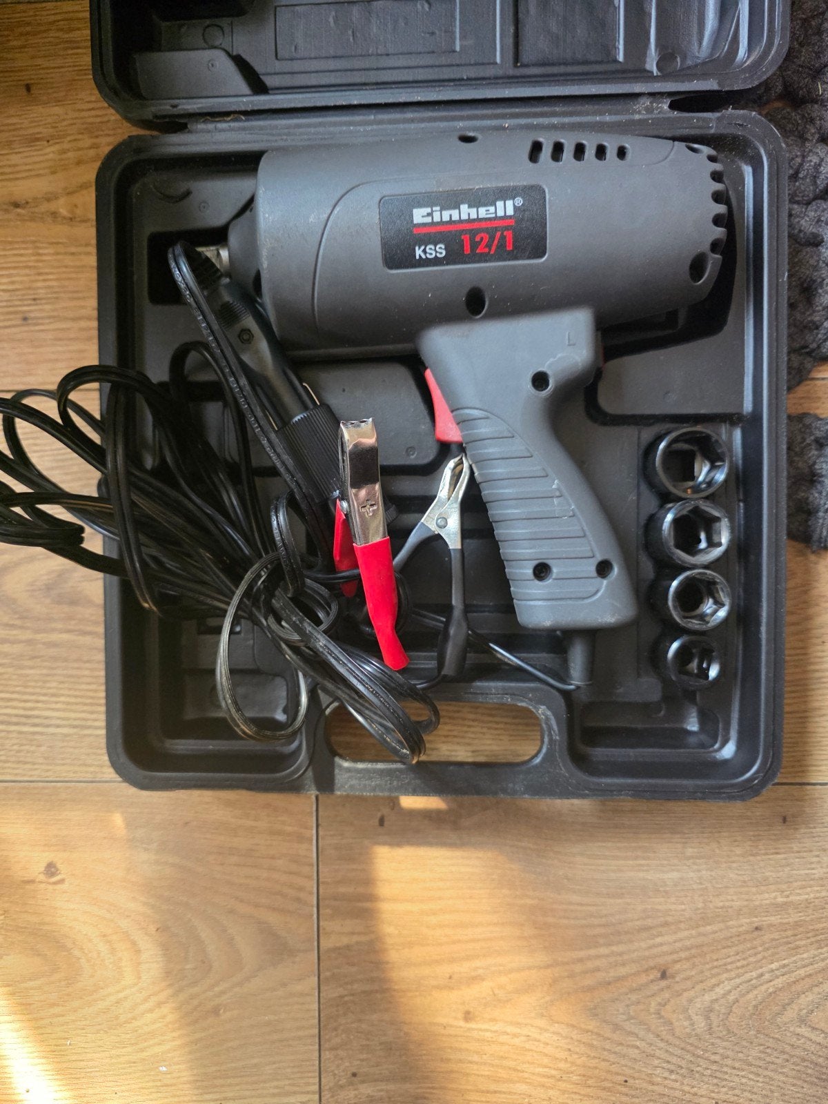 Einhell KSS 12/1 Slagmoersleutel 12V met accessoires, Ophalen of Verzenden, Gebruikt