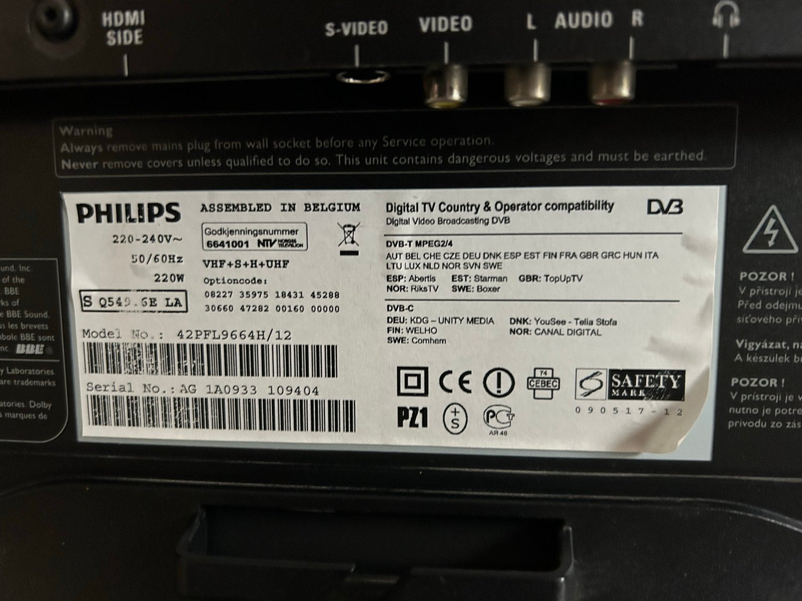 Philips 42PFL9644H/12 LCD TV - Full HD, Ophalen, Philips, Gebruikt, LCD