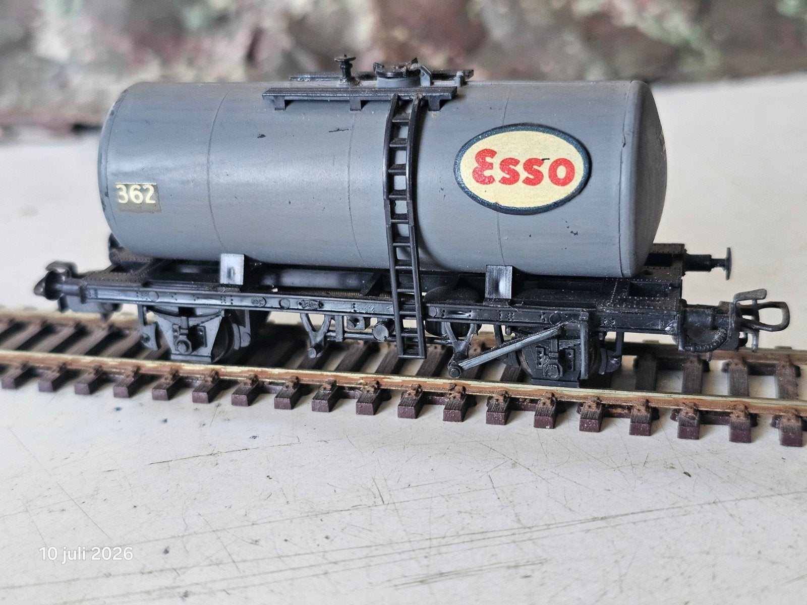Modeltrein HO ketelwagen Esso, onbekend merk, Ophalen of Verzenden, Gebruikt, Wagon, Overige merken