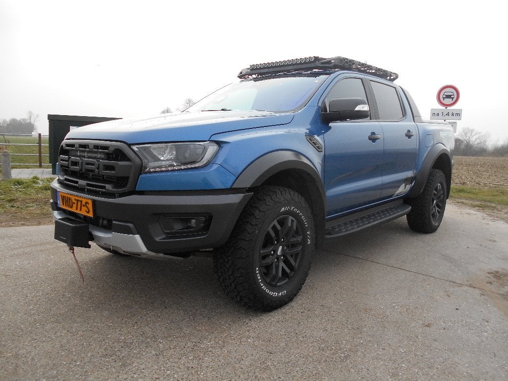 Ford Ranger Raptor 2.0 BiTurbo Automaat 4x4 2020 JAAR APK, Auto's, Automaat, 4 cilinders, Blauw, 2500 kg