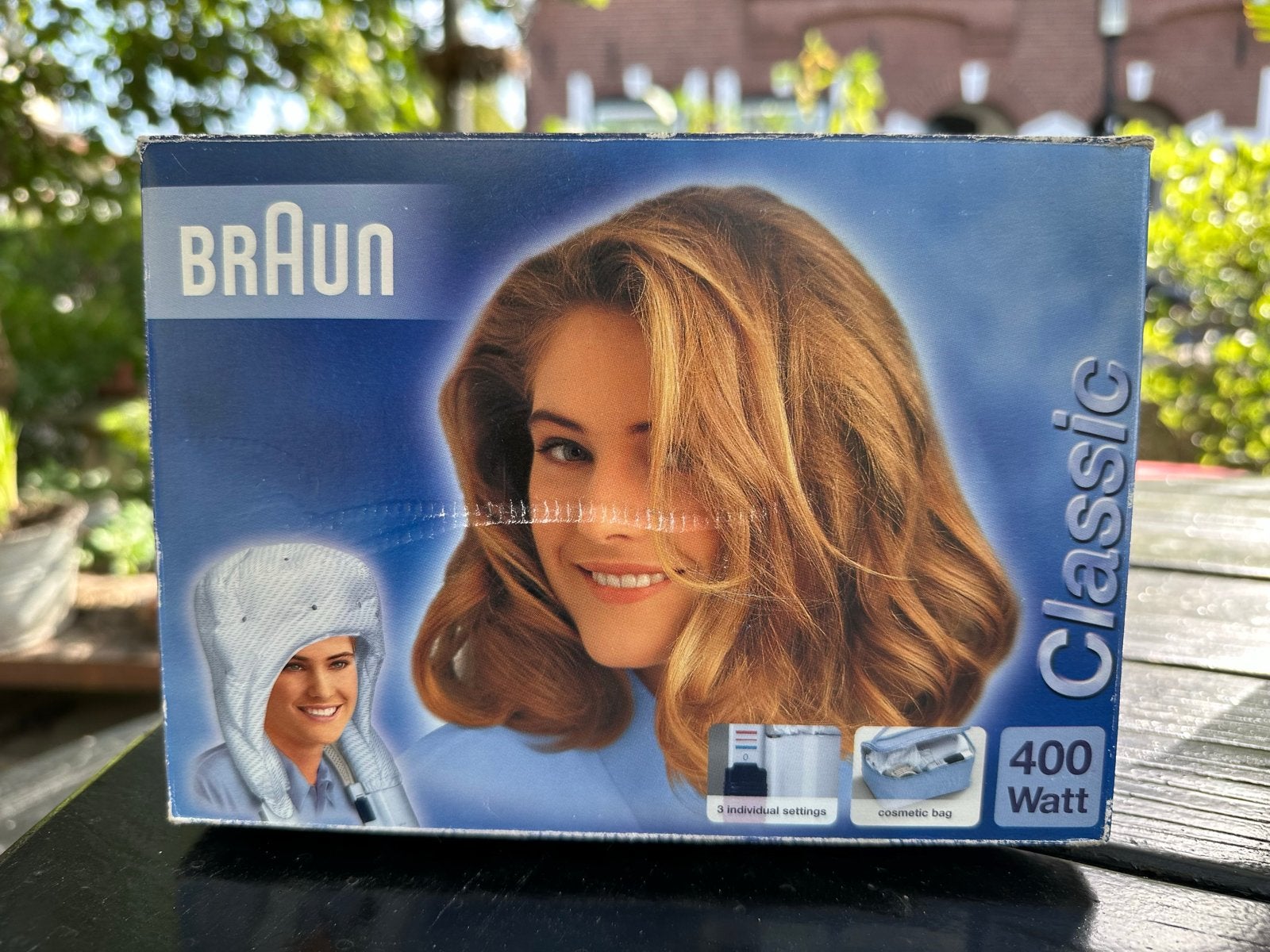 Braun Classic Opblaasbare Droogkap 400 Watt, Ophalen of Verzenden, Zo goed als nieuw, Haarverzorging