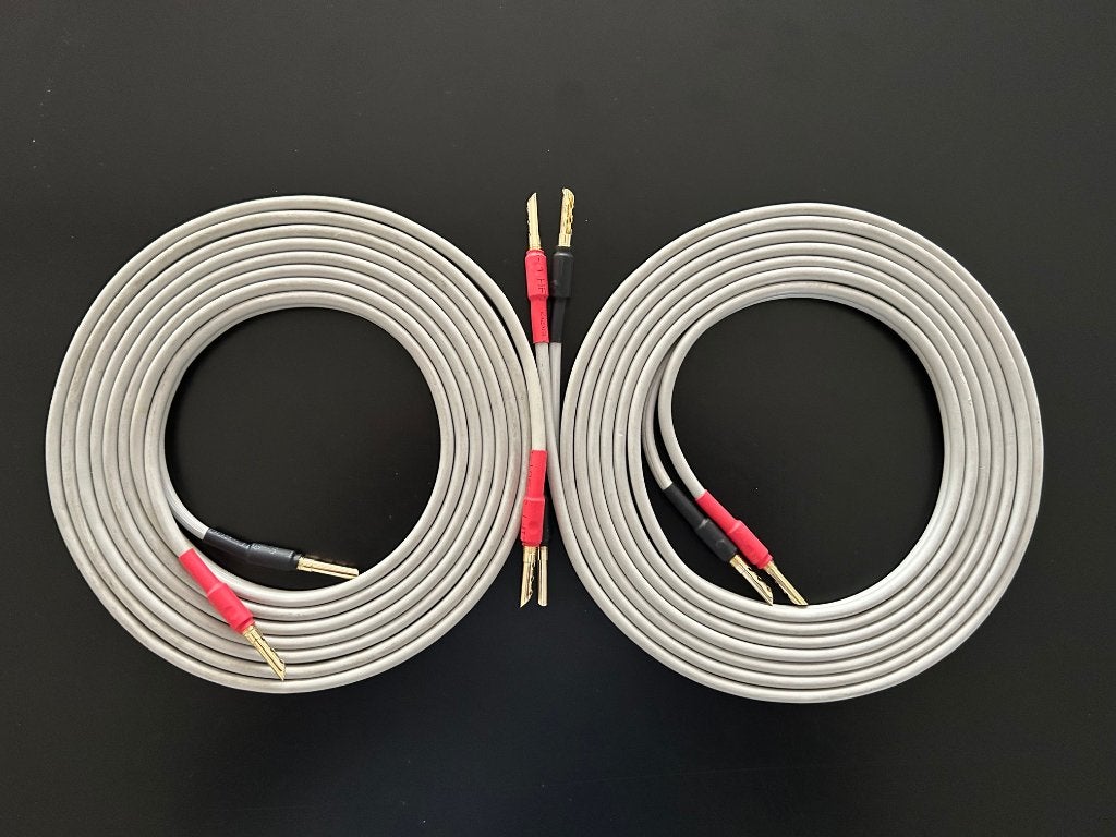 Supra + Luidsprekerkabel, 2x 3,5 mtr - 4 mm BFA stekkers