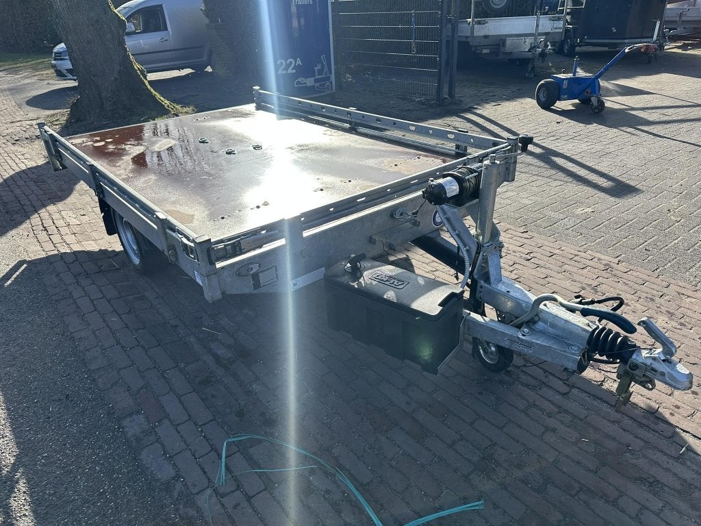 Hapert enkelasser autotransporter 280x175 motortransporter, Auto diversen, Gebruikt