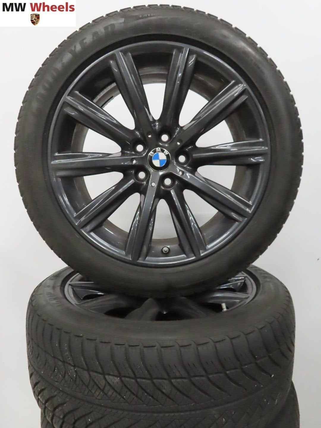 Originele BMW 18 inch velgen 5 serie G30 G31 winterbanden, 18 inch, -, -, Banden en Velgen