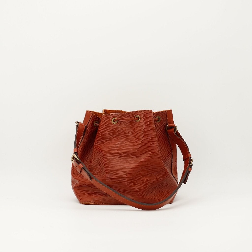 Louis Vuitton Petit Noé in bruin Épi handtas, Verzenden, Gebruikt, Bruin, Handtas