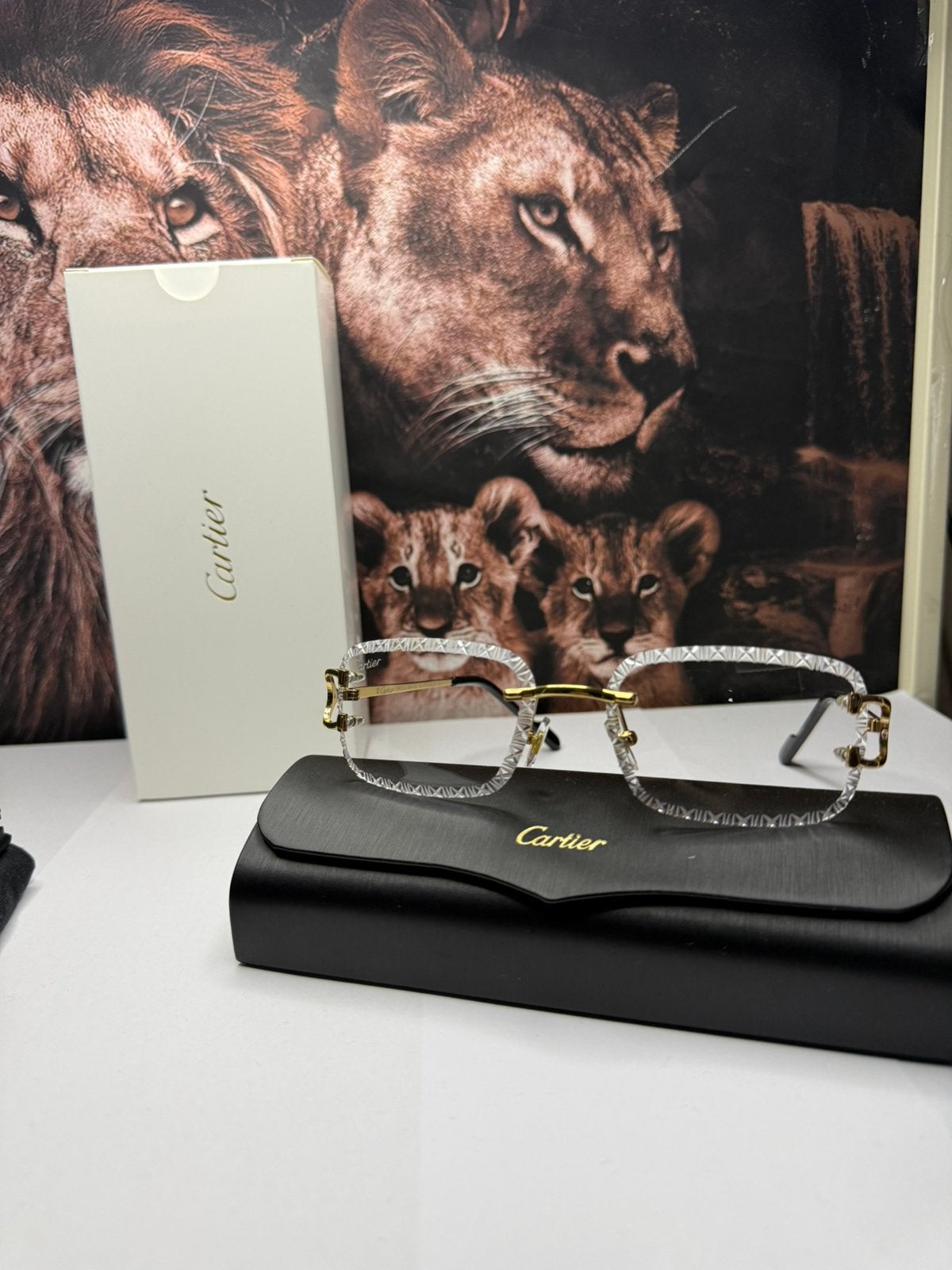 Cartier Diamond cut bril, Ophalen of Verzenden, Zo goed als nieuw, Overige kleuren, Ray-Ban