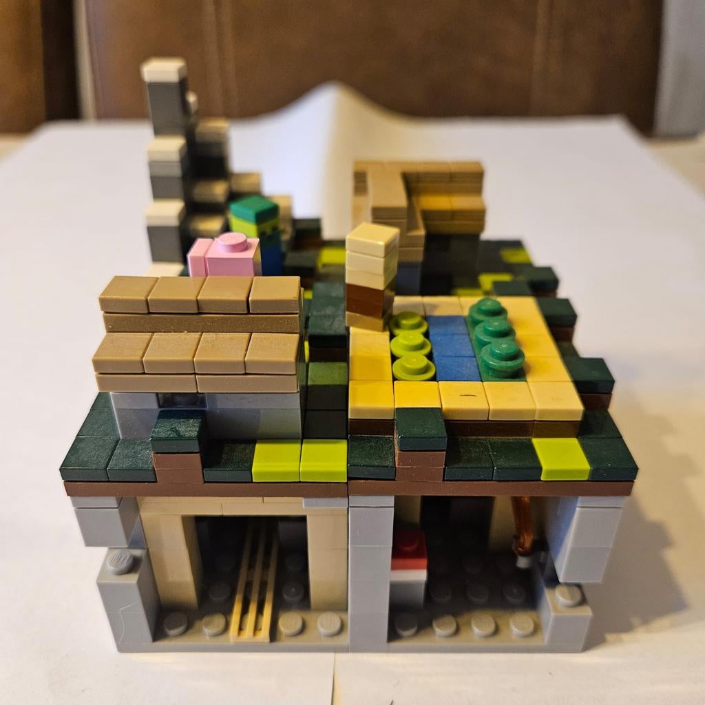 Lego Minecraft Microwereld - Het Dorp 21105, Gebruikt, Minecraft, Lego, Ophalen of Verzenden