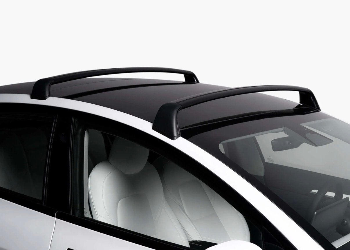 Officiële Tesla Model 3 Dakdragers met alle accessoires, Auto diversen, Ophalen, Zo goed als nieuw