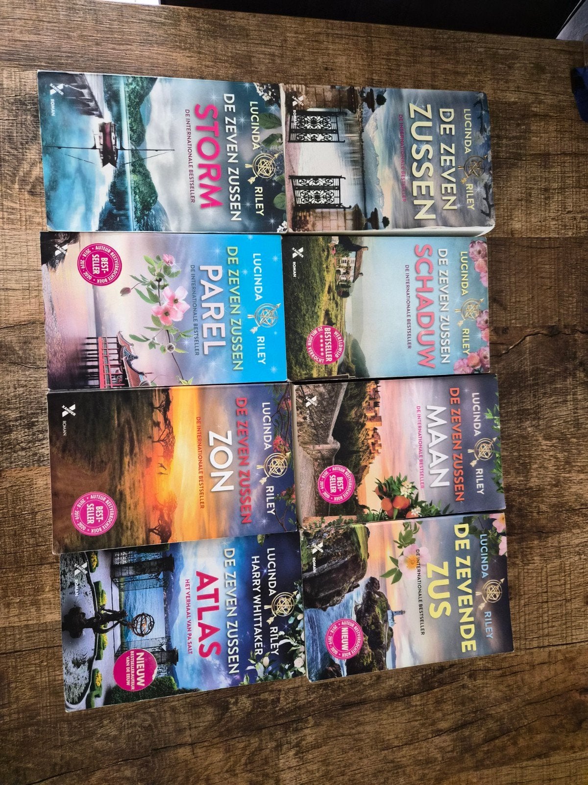 De Zeven Zussen serie compleet - Lucinda Riley, Boeken, Ophalen of Verzenden, Zo goed als nieuw, Lucinda Riley, Nederland