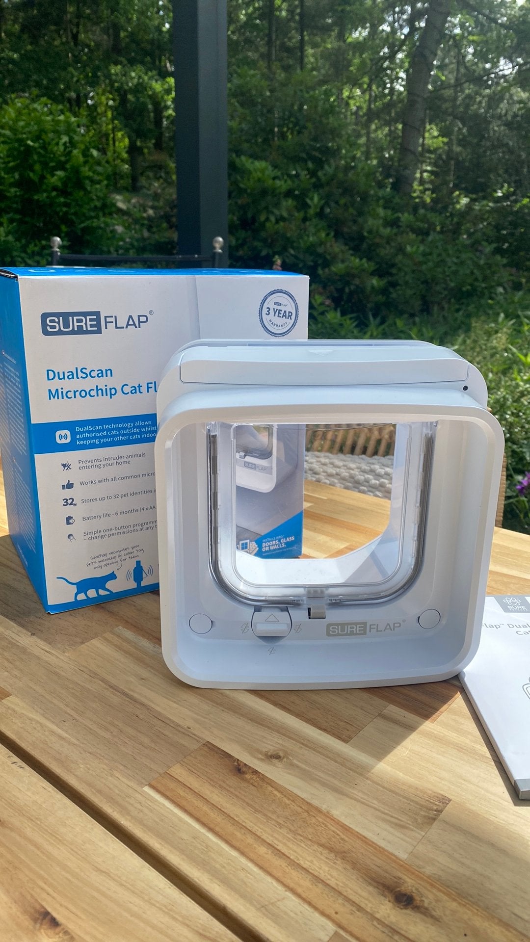 Sure flap dual scan kattenluik, Ophalen of Verzenden