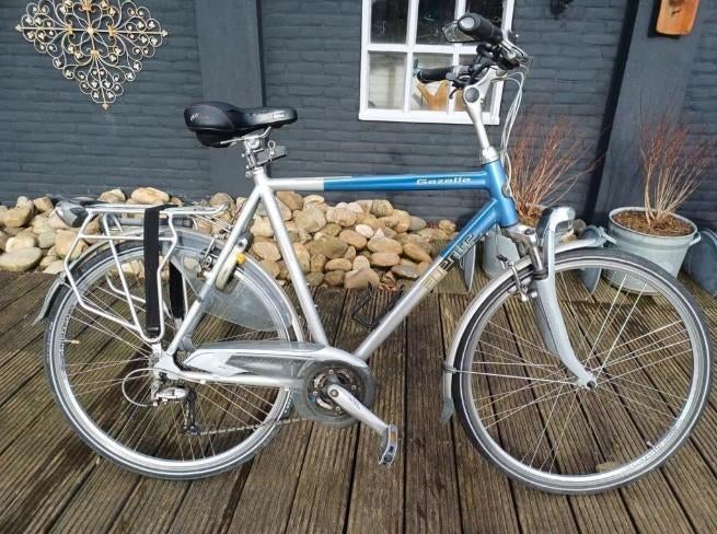 Gazelle Fuente Herenfiets - 24 Versnellingen - 61 cm, Ophalen, Gebruikt, Versnellingen, 57 tot 61 cm