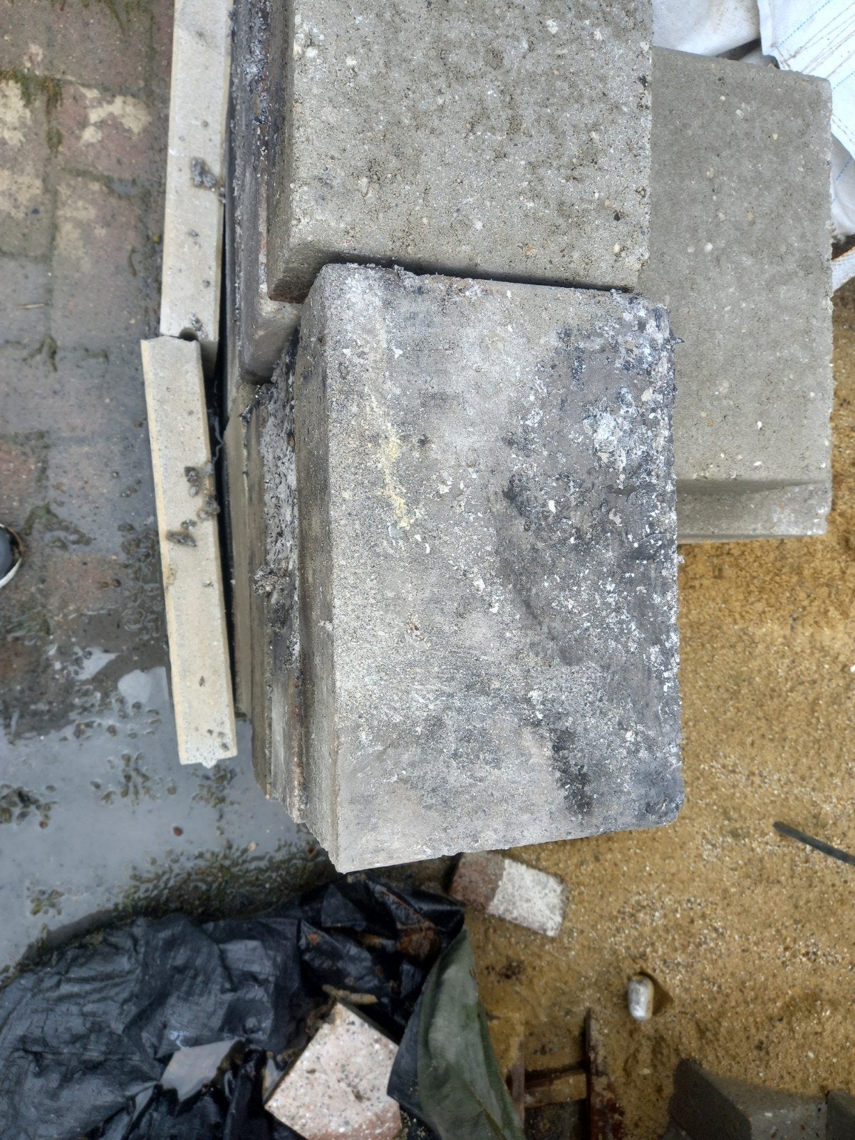 Metselblokken circa 50 stuks, Doe-het-zelf en Verbouw, Metselstenen, Ophalen, Nieuw, Beton