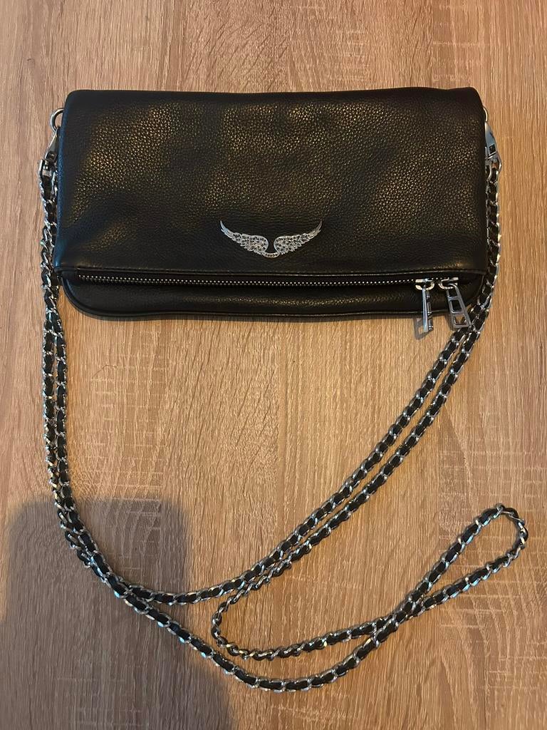 Zadig en voltaire, Sieraden, Tassen en Uiterlijk, Portemonnees, Ophalen of Verzenden, Zo goed als nieuw, Zwart
