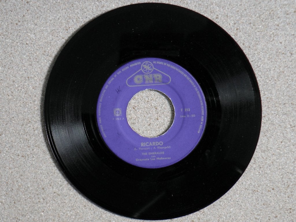 The Emeralds - Ricardo VINYL SINGLE, Ophalen of Verzenden, Gebruikt, 7 inch, Pop