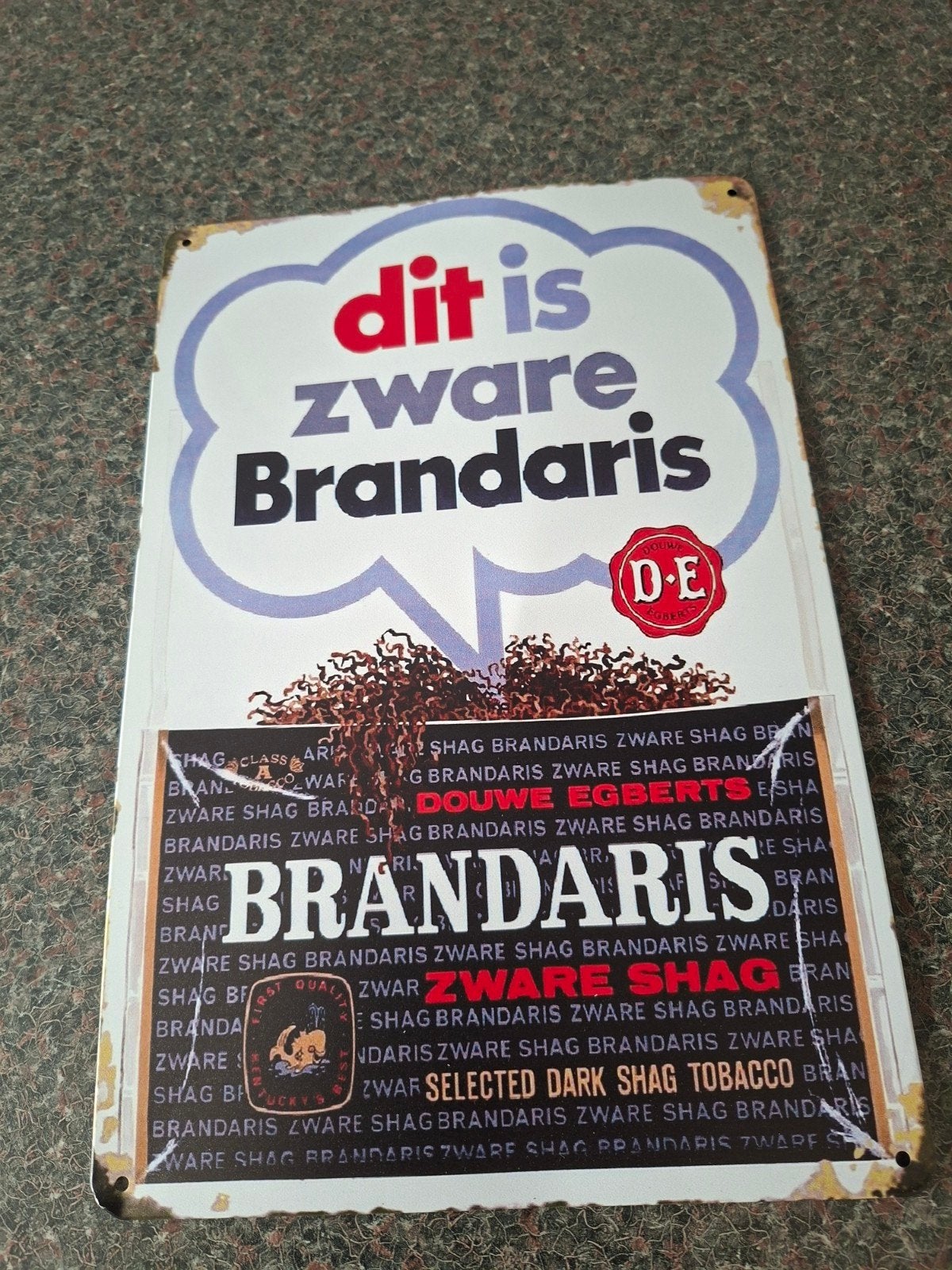 Brandaris metalen bord, Ophalen of Verzenden, Nieuw, Reclamebord