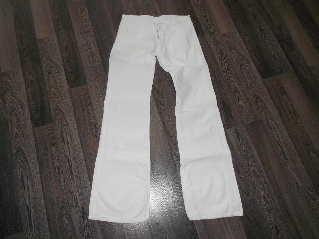 Witte damesbroek van le temps des cerises,maat 28, Wit, Ophalen of Verzenden, Maat 36 (S), Lang