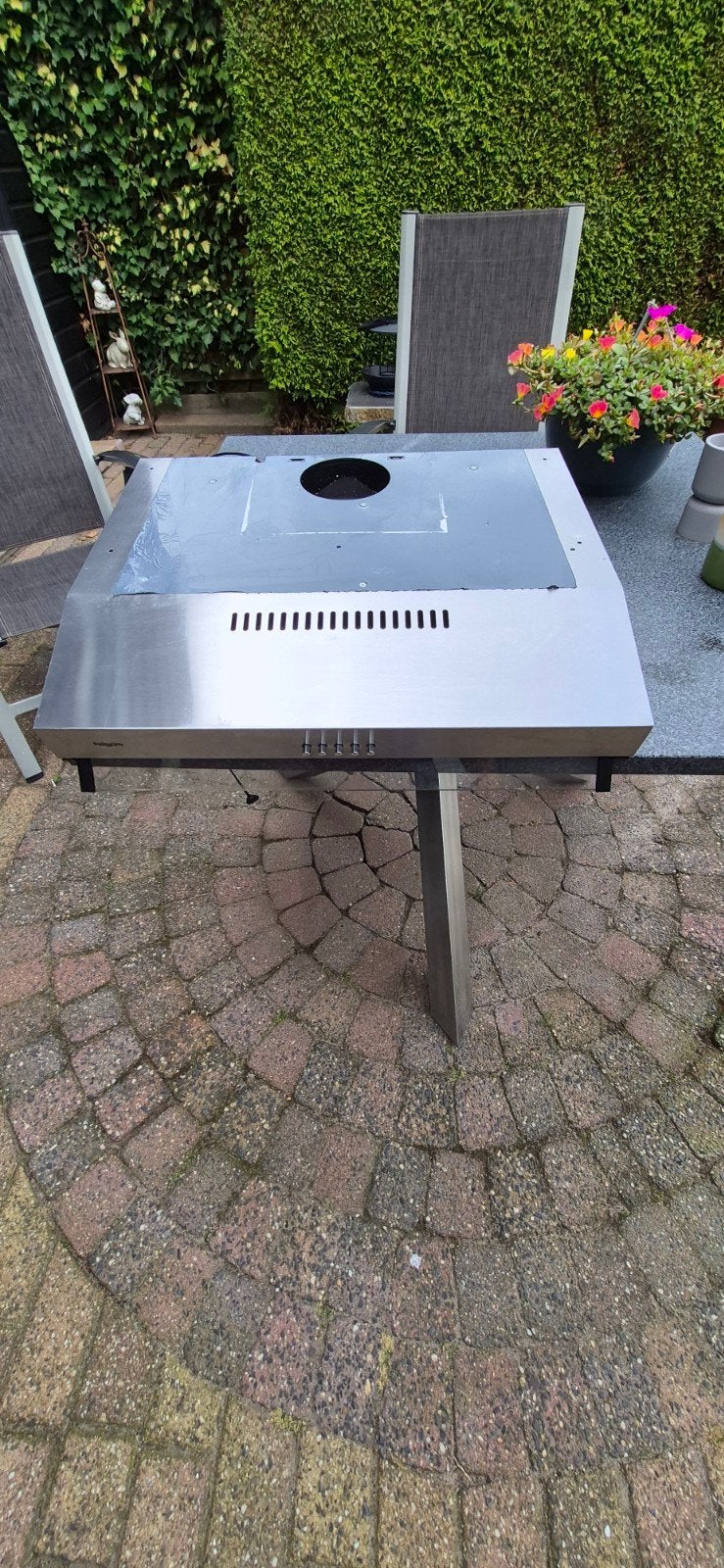 Pelgrim Onderbouw Afzuigkap OWA206RVS 60 cm RVS, Witgoed en Apparatuur, Ophalen, Gebruikt, Minder dan 200 m³ per uur, Onderbouw afzuigkap
