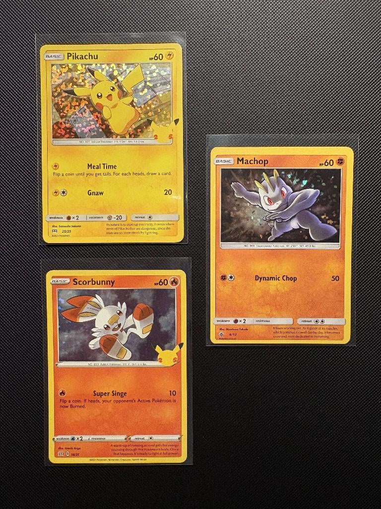 McDonald's Pokémonkaarten holo's (oa Pikachu), Ophalen of Verzenden, Nieuw, Losse kaart