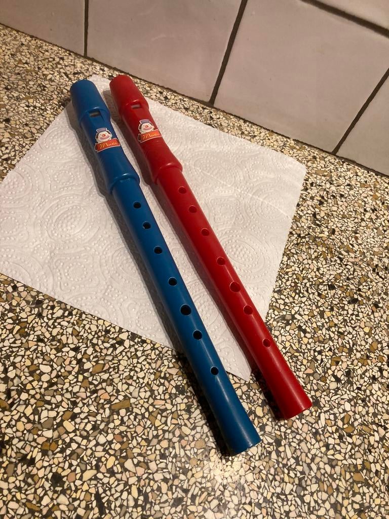 Set van 2 fluiten, Verzamelen, Speelgoed, Ophalen of Verzenden, Zo goed als nieuw