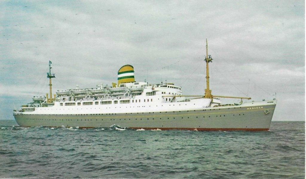 Scheepvaart- -s.s. Maasdam., Verzamelen, Ophalen of Verzenden, 1980 tot heden, Ongelopen, Overige thema's