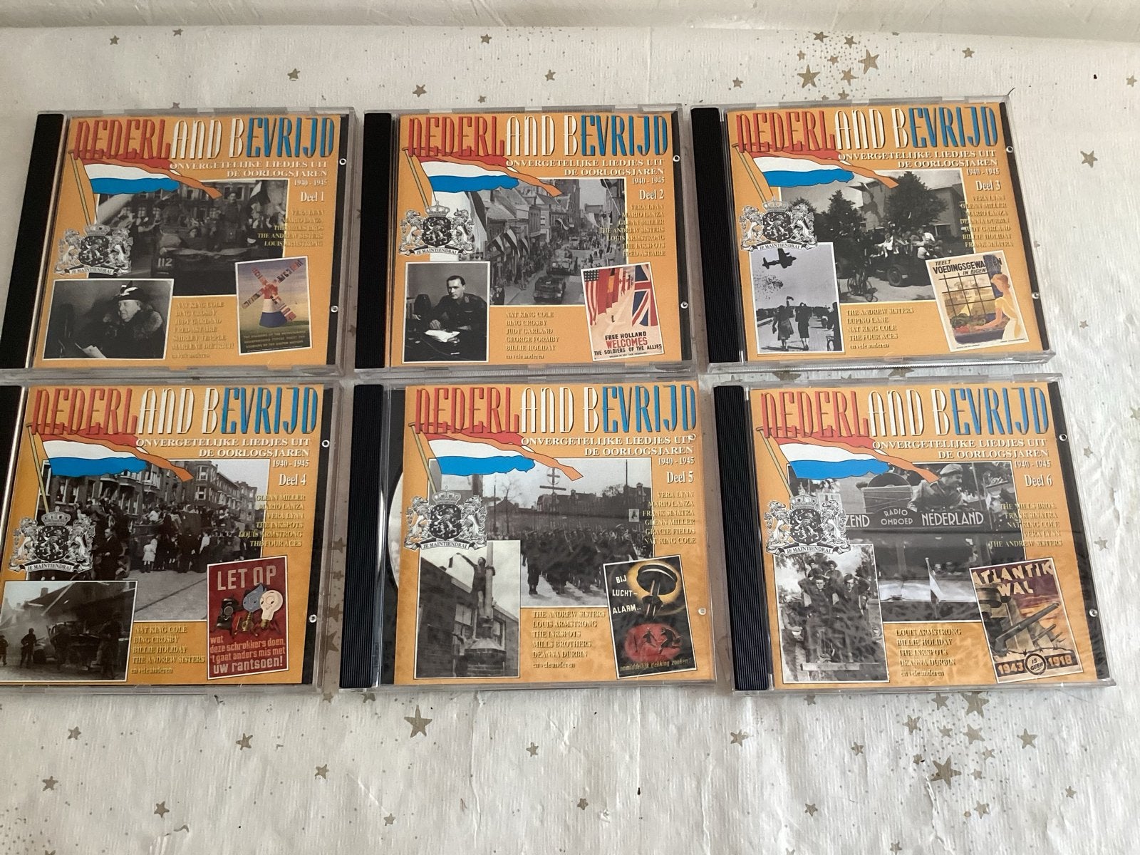 Nederland Bevrijd - Onvergetelijke Liedjes uit de Oorlogsjar, Gebruikt, Boxset, Ophalen of Verzenden, Inclusief doosje