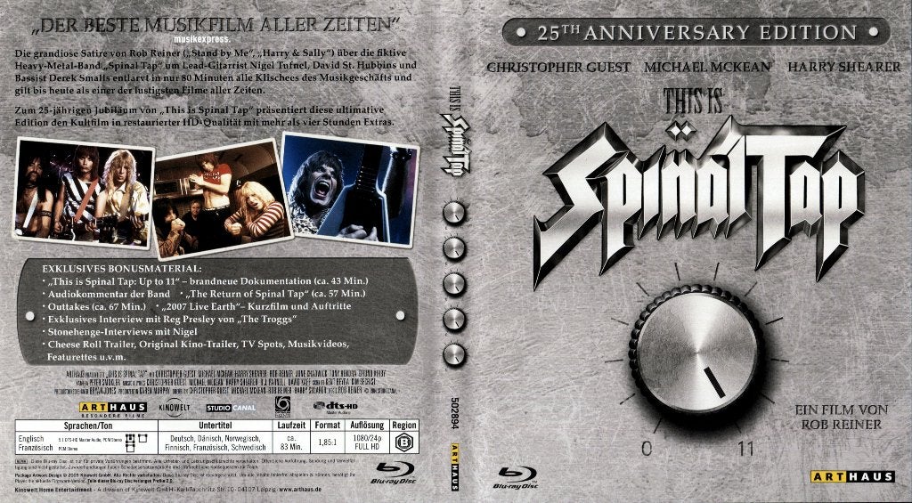 This is Spinal Tap Blu-ray geen NL ondertitels, Ophalen of Verzenden, Zo goed als nieuw, Blu-ray, Klassiekers