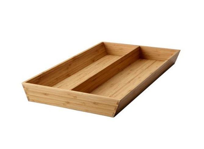 Bestekbak bamboe (2st), Ophalen, Nieuw, Overige materialen