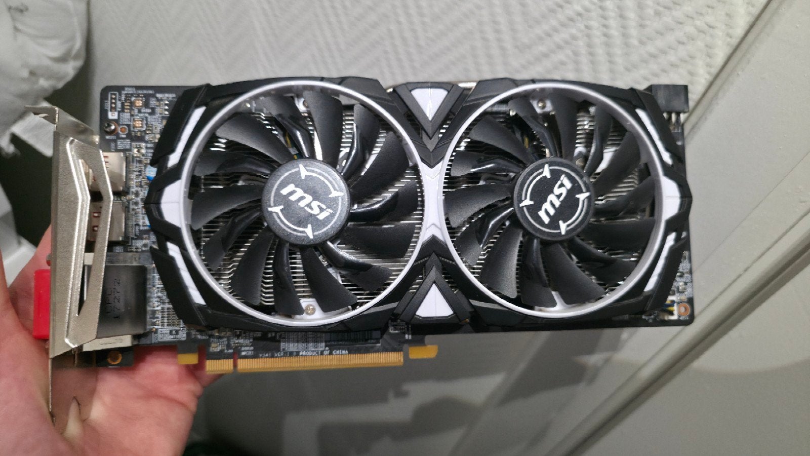 MSI Radeon RX 580 Armor 8GB - Zeer nette staat, Computers en Software, Videokaarten, Zo goed als nieuw, PCI-Express 3.0, GDDR5