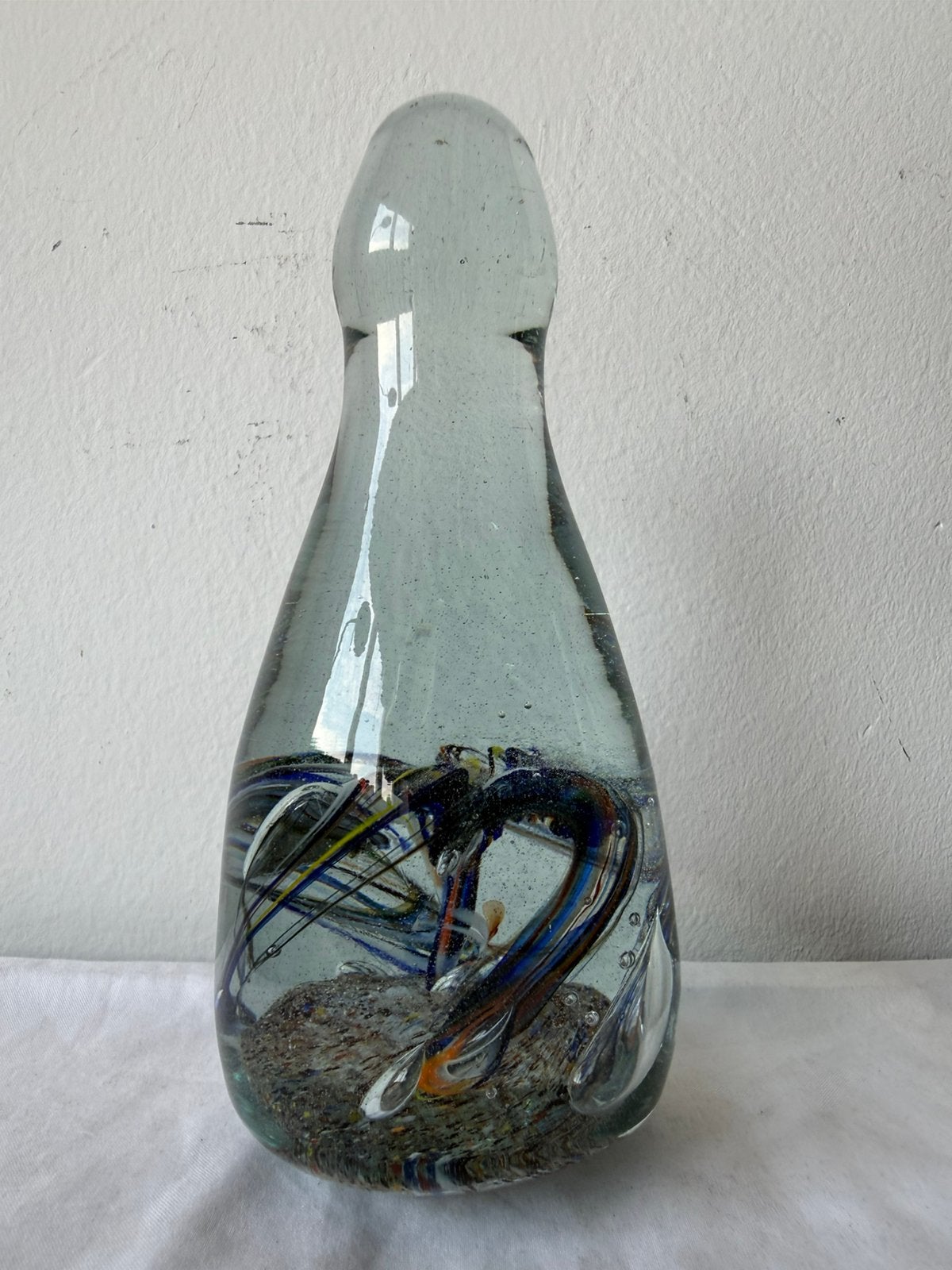 Presse papier kegelvorm glas, Ophalen of Verzenden