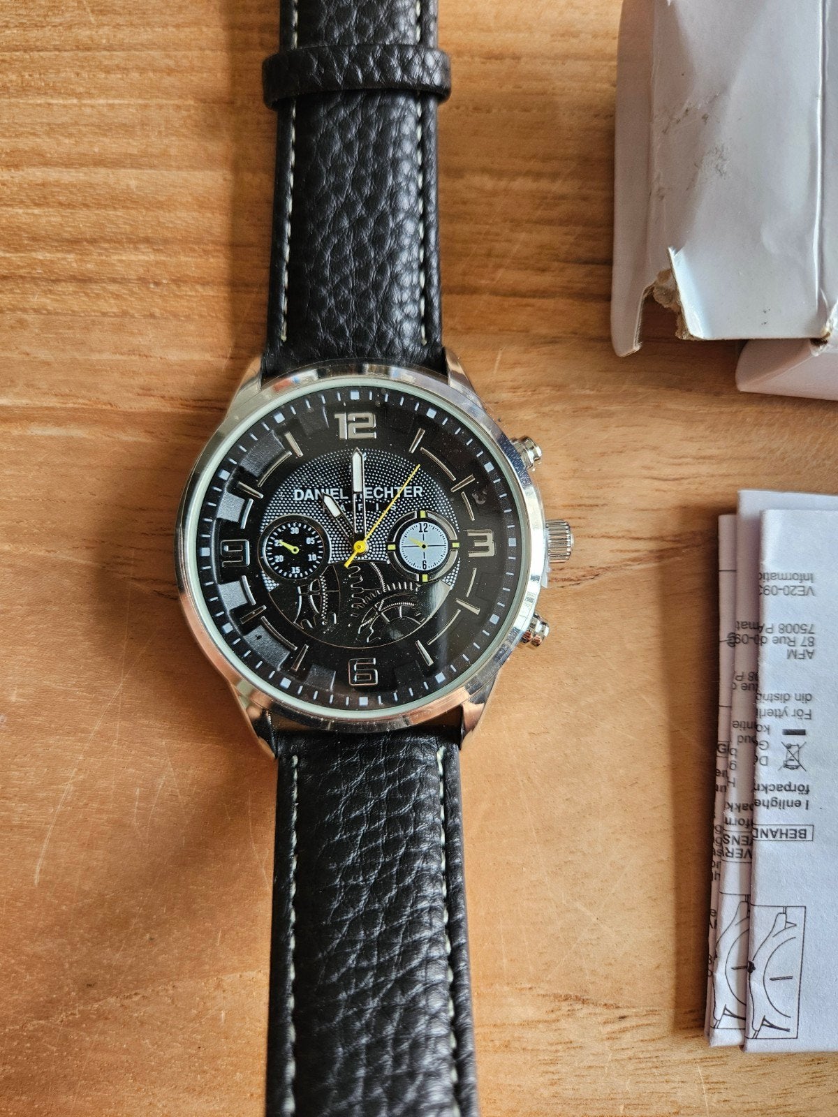 Daniel Hechter Atlas for Men Horloge - Zo goed als nieuw, Overige merken, Staal, Polshorloge, Kunststof