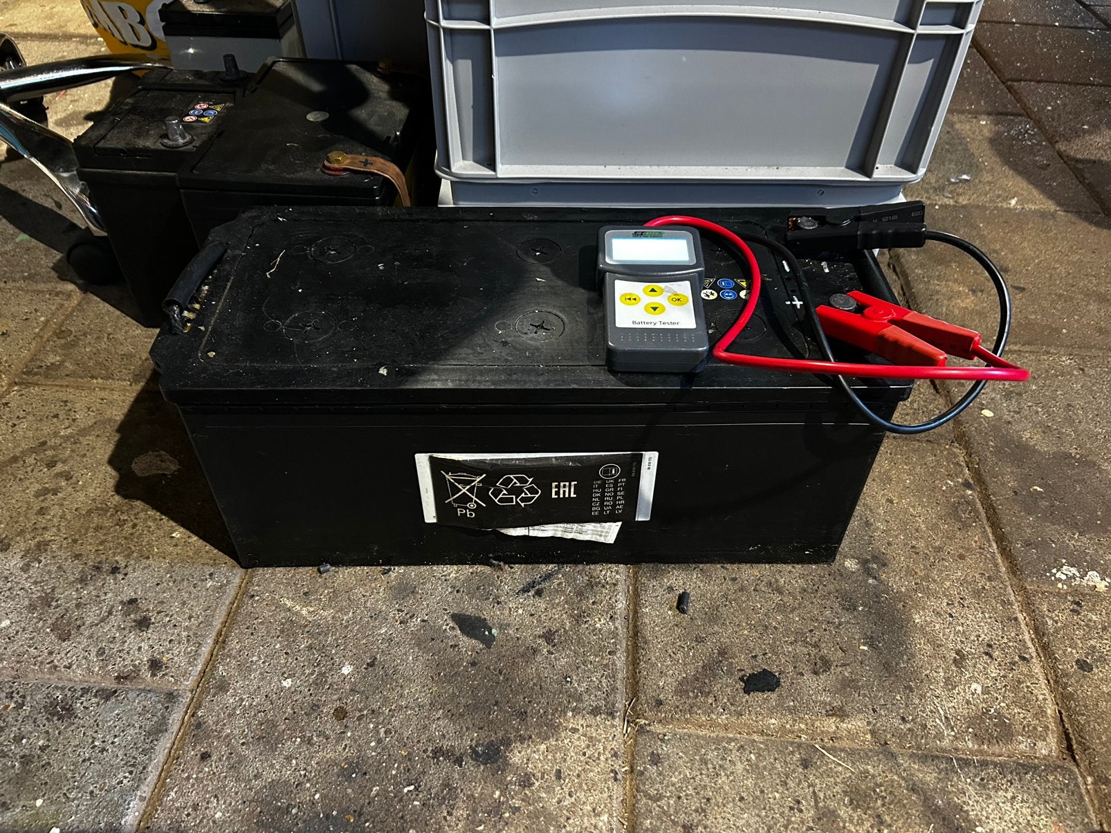 Accu semitractie 180 Ah, Ophalen, Nieuw