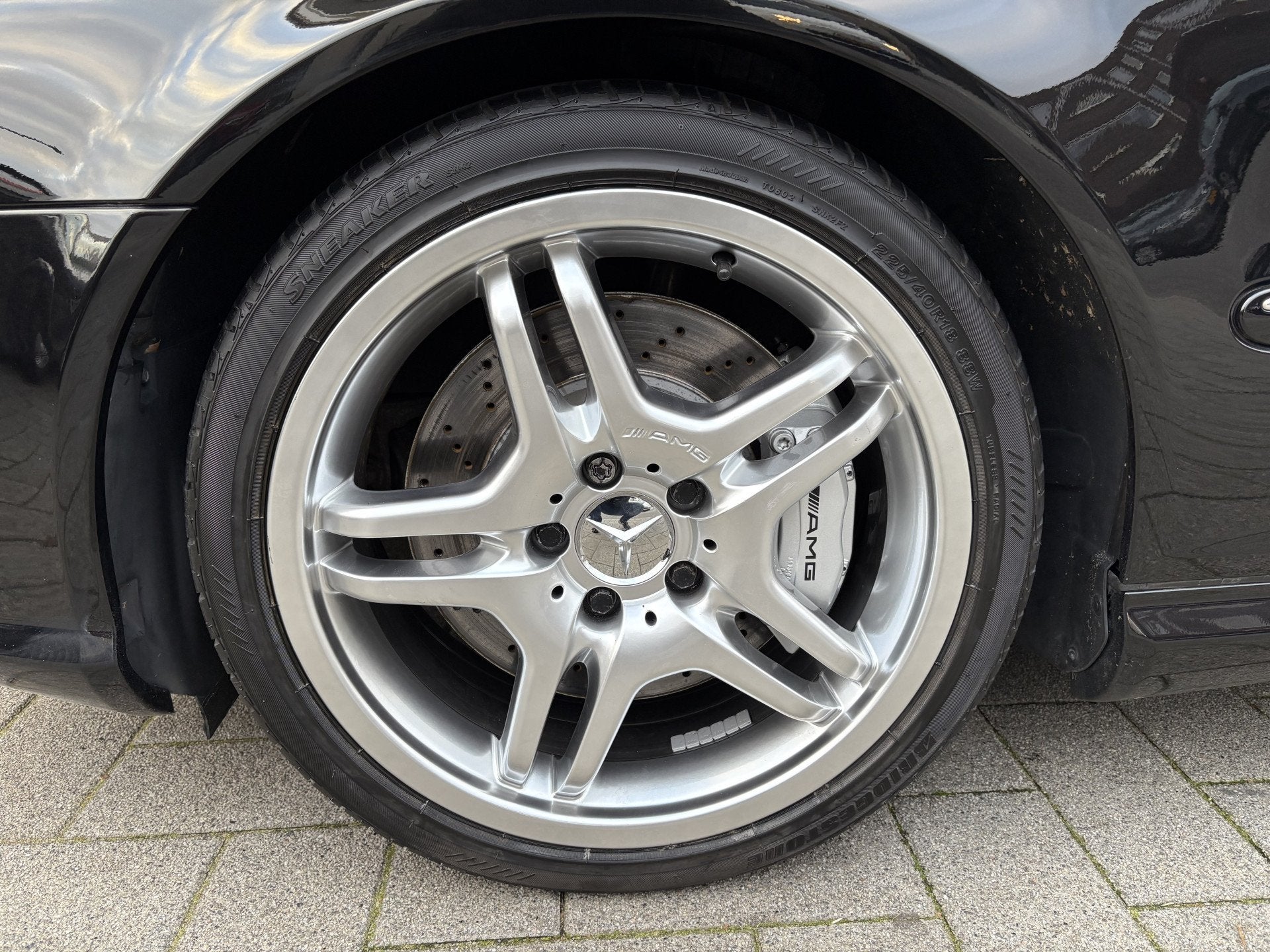 Mercedes-Benz C-Klasse AMG 55 FACELIFT/SCHUIFDAK (bj 2005), Auto's, Automaat, Achterwielaandrijving, Gebruikt, 8 cilinders