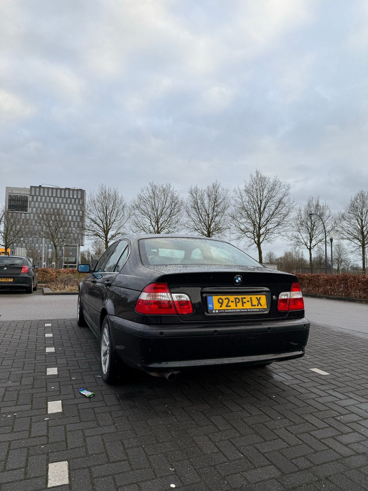 BMW e46 3-Serie 1.8 318i 2004 Zwart, Auto's, Achterwielaandrijving, 1250 kg, 4 cilinders, 1796 cc