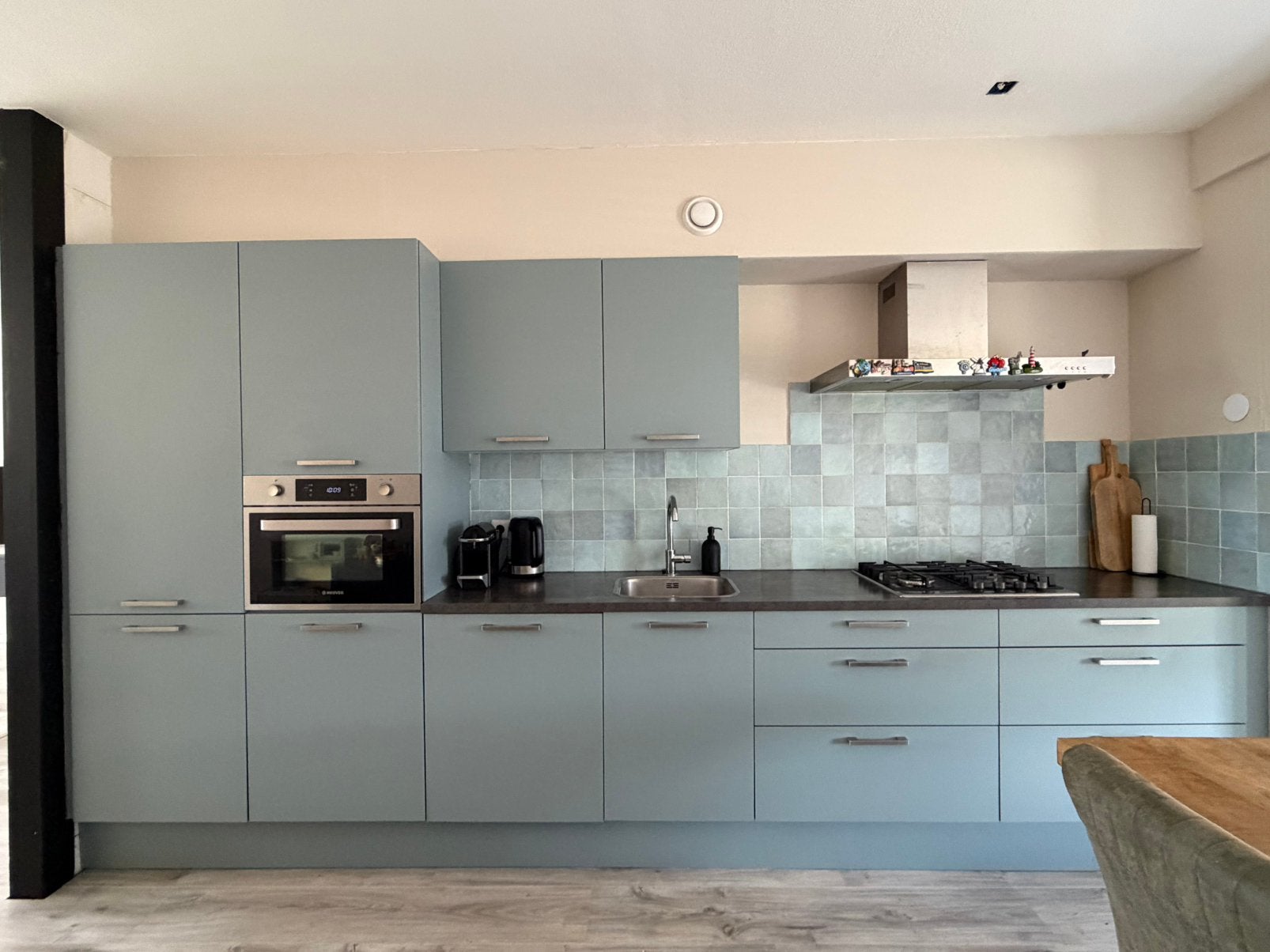 Complete keuken met inbouwapparatuur, Ophalen, Gebruikt, Enkelwandige keuken