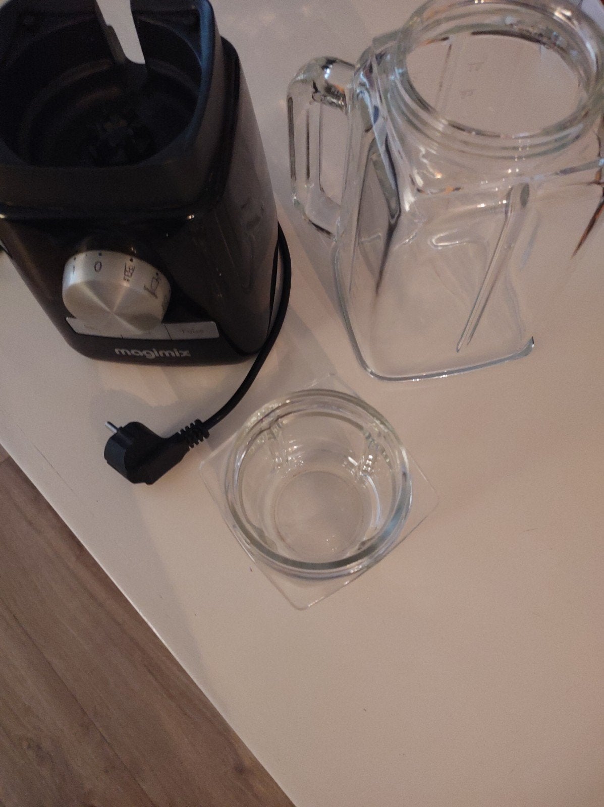 Luxe Magimix Power Blender + Extra Mini Bol / Minikom, Ophalen, Zo goed als nieuw, Powerblender