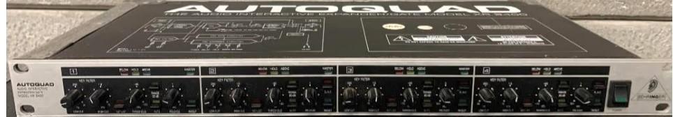 Behringer Autoquad XR2400/ Gate 2000s - Zwart / Zilver, Muziek en Instrumenten, Effecten, Ophalen, Gebruikt, Delay of Echo