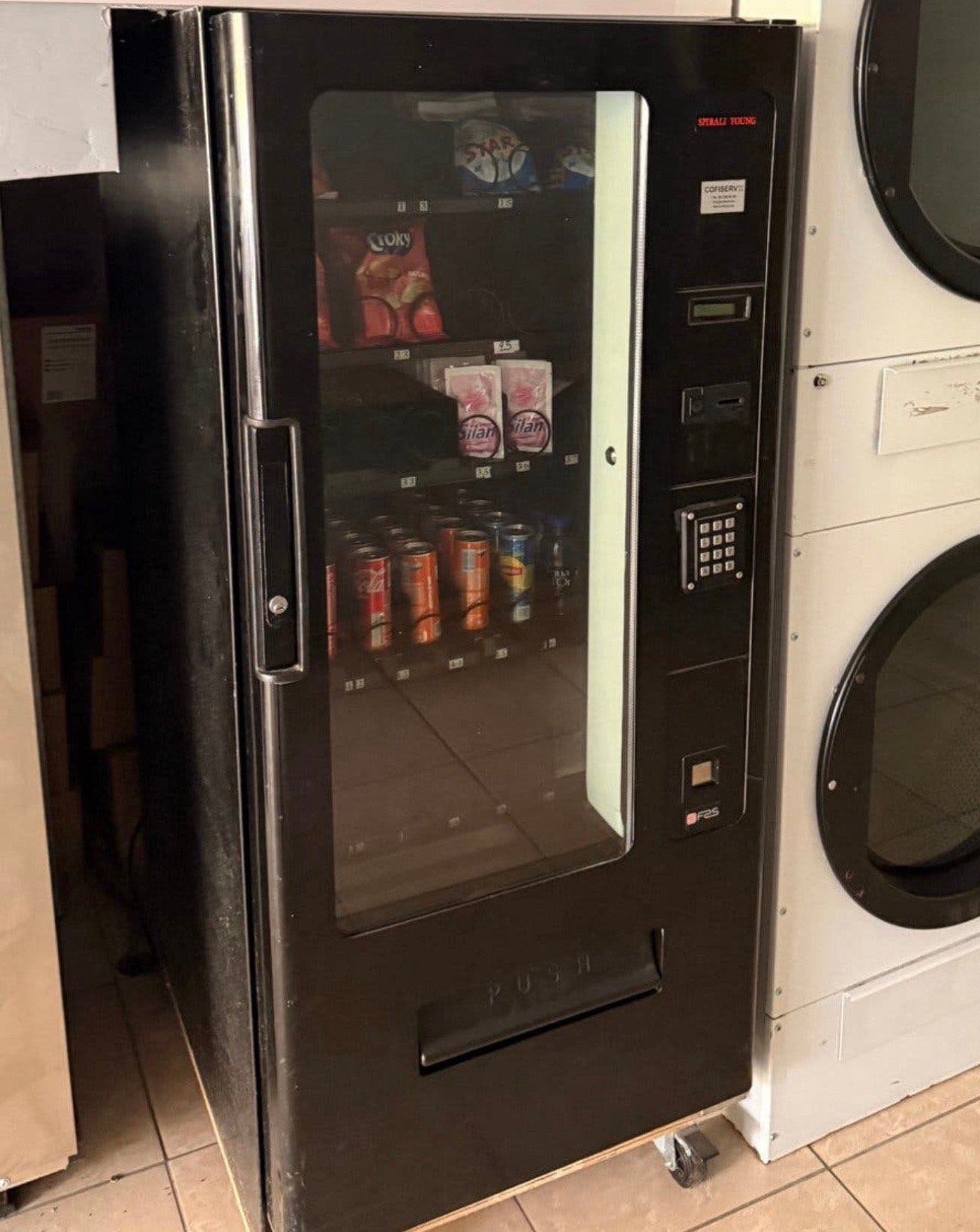 Drankautomaat, Ophalen, Zo goed als nieuw