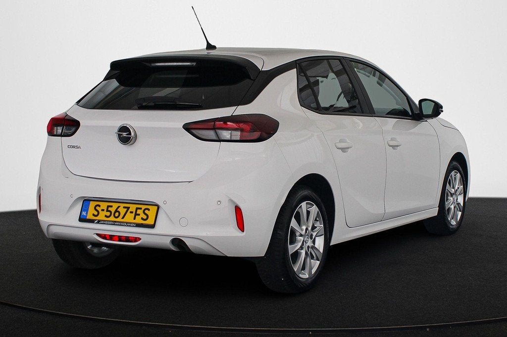 Opel Corsa 1.2 Edition Apple CarPlay Stuurverwarming Parkeer, Voorwielaandrijving, Stof, 1199 cc, Wit