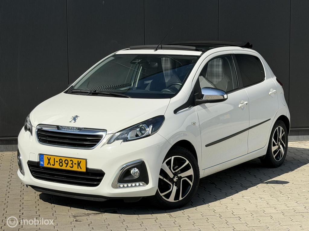 Peugeot 108 1.0 e-VTi Allure TOP! | CABRIO | CLIMA | CAMERA, Stof, Gebruikt, 4 stoelen, Wit