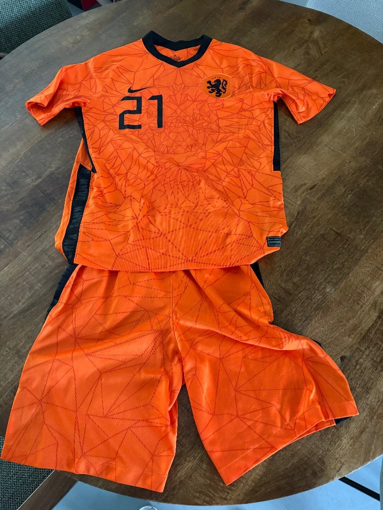 Oranjetenue Frenkie de Jong 2020, Ophalen of Verzenden, Zo goed als nieuw, Overige sporten, Shirt
