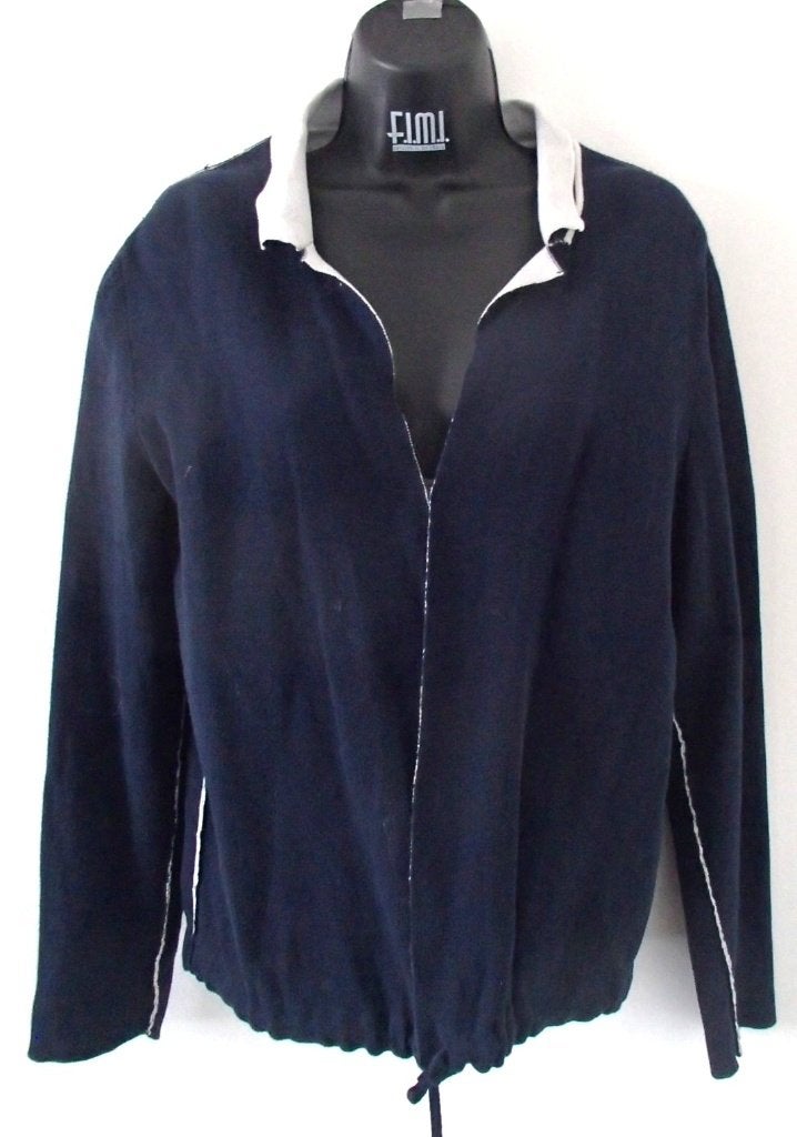 ANNA BLUE VEST MT L, Ophalen of Verzenden, Zo goed als nieuw, Maat 42/44 (L), Blauw