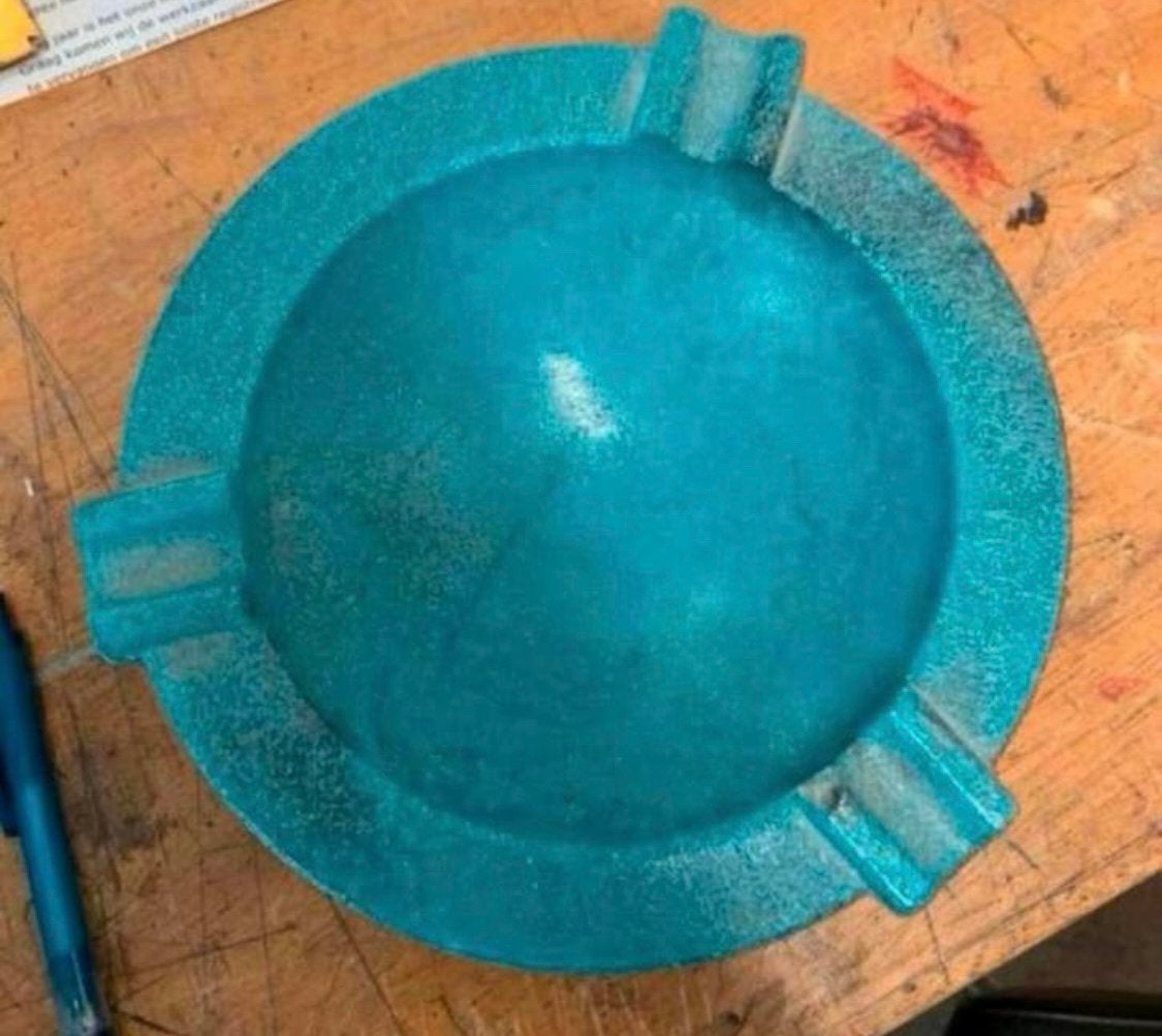 Asbak zeldzame graniver Andries Copier glasfabriek Leerdam., Antiek en Kunst, Ophalen of Verzenden