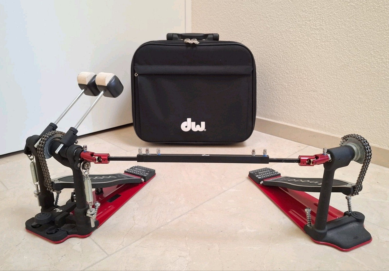 DW 5002 double bass pedal DW 5000 dubbel baspedaal drumpedal, ., Drums of Percussie, Ophalen of Verzenden, Zo goed als nieuw