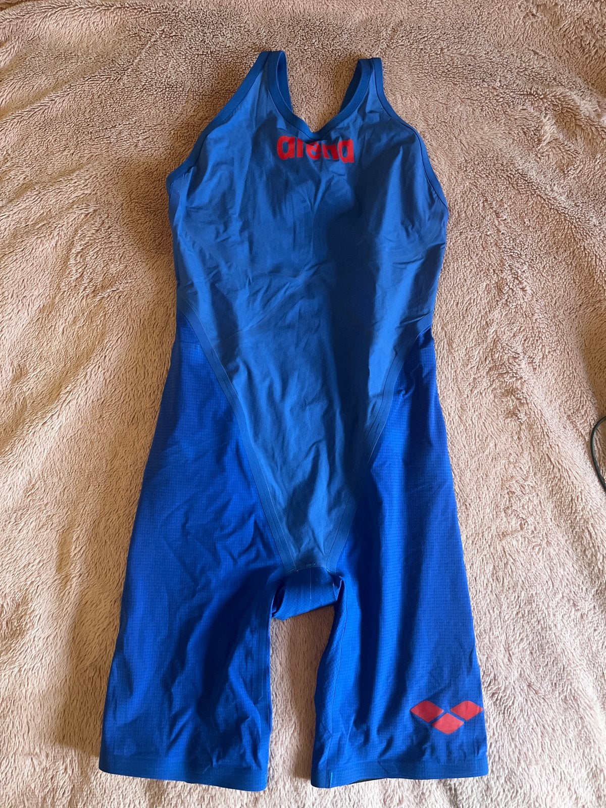 Arena Powerskin Carbon Glide Closeback D32 F34, Kleding | Dames, Ophalen of Verzenden, Gedragen, Blauw, Badpak