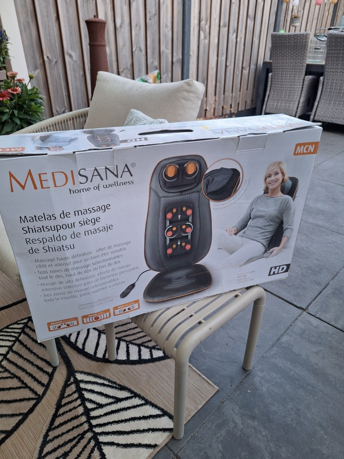 Medisana Shiatsu Massagekussen MCN, Ophalen, Zo goed als nieuw, Massagestoel of Kussen