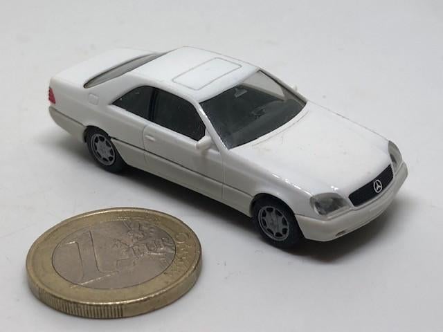 Mercedes 600 SEC Wit, Herpa VERKOCHT, Ophalen of Verzenden, Gebruikt, Auto, Herpa