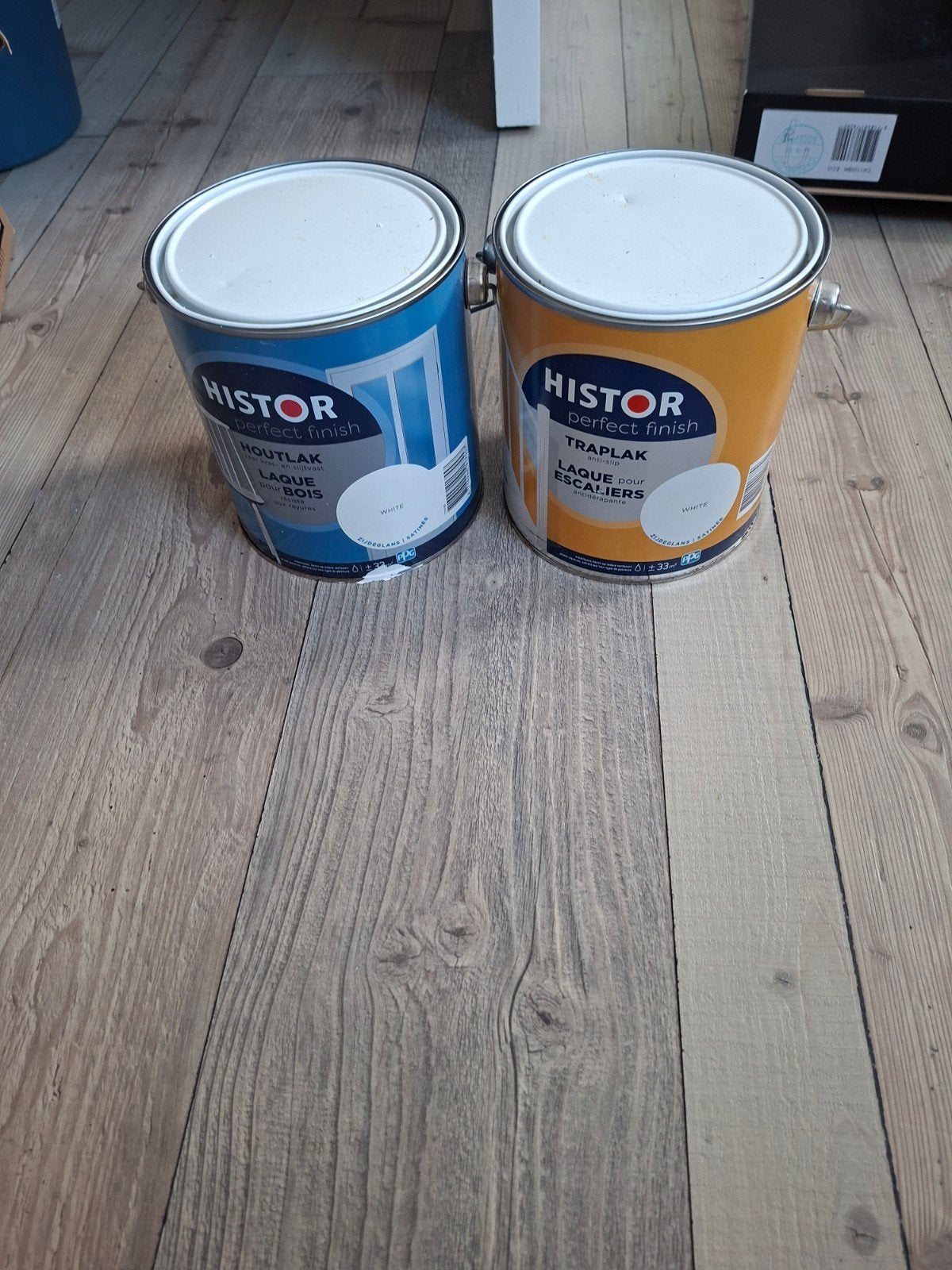 Histor Perfect Finish Houtlak en Traplak Wit per stuks € 60, Wit, Nieuw, Ophalen of Verzenden, Lak